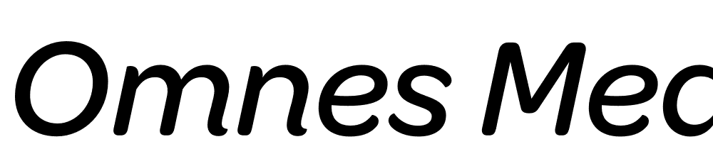 Omnes-Medium-Italic font family download free