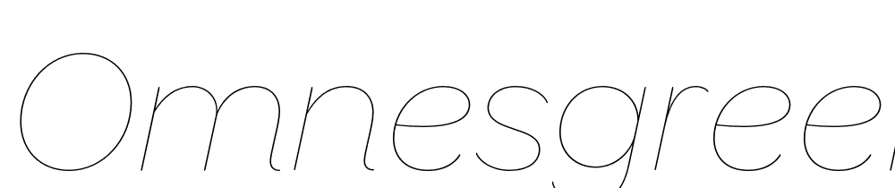 OmnesGreek-Hairline-Italic font family download free