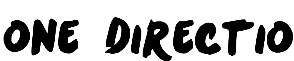 One Direction font family download free