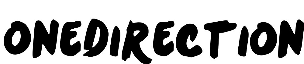 OneDirection font family download free