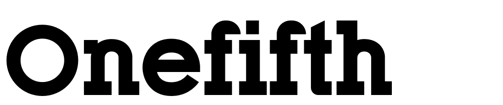 onefifth font family download free