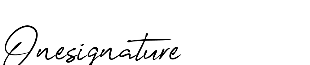 OneSignature font family download free