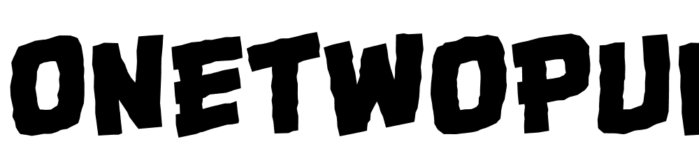 OneTwoPunch-BB font family download free