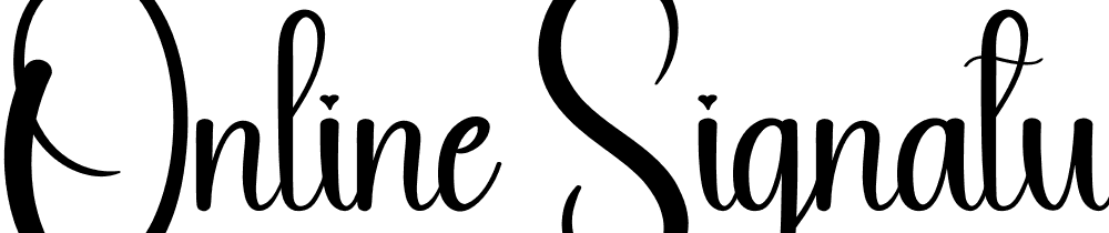 online-signature font family download free