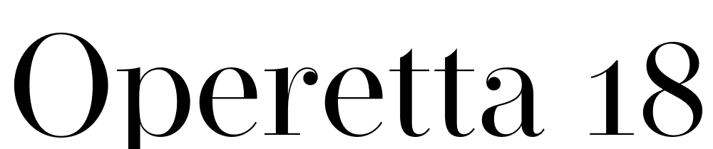 Operetta-18-Regular font family download free