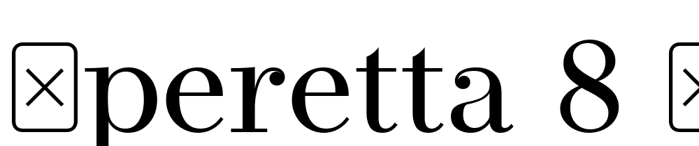 Operetta-8-Regular font family download free