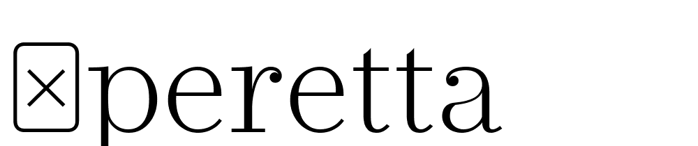 Operetta font family download free