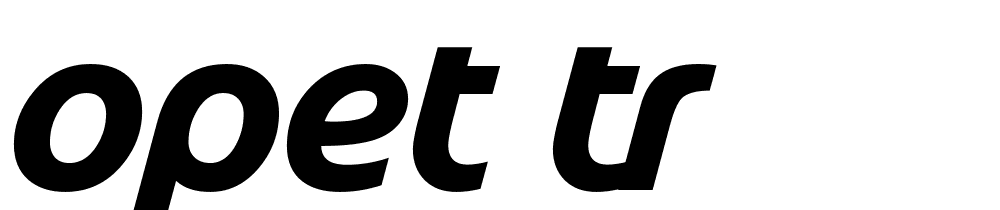 Opet Tr font family download free