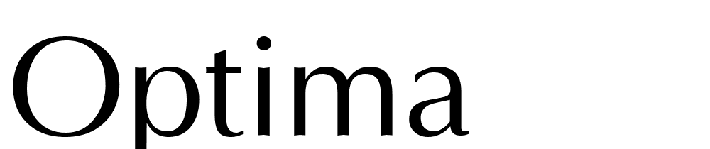 Optima font family download free