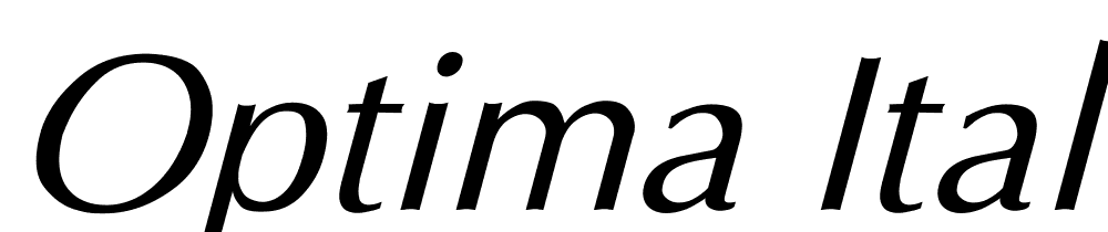 Optima-Italic font family download free