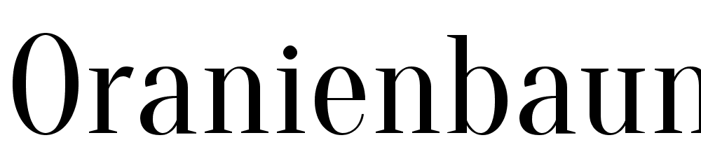 Oranienbaum font family download free