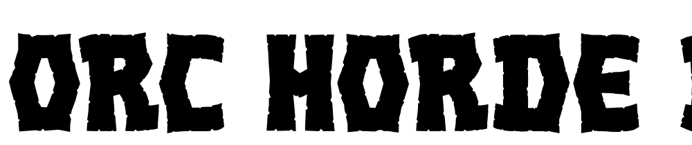 Orc-Horde-BB font family download free