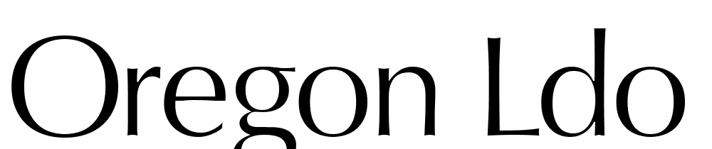 Oregon-LDO-Book font family download free