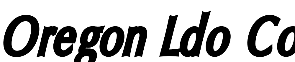 Oregon-LDO-Condensed-Black font family download free