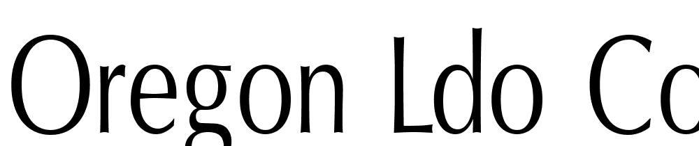 Oregon-LDO-Condensed font family download free