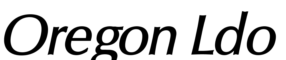 Oregon-LDO-DemiBold font family download free