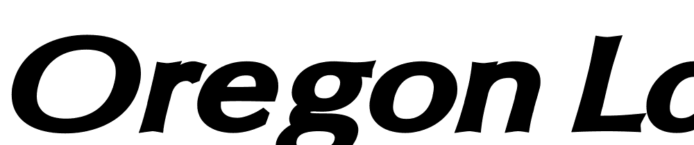 Oregon-LDO-Extended-Black-Oblique font family download free