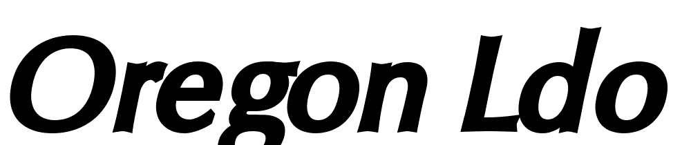 Oregon-LDO-ExtraBlack font family download free