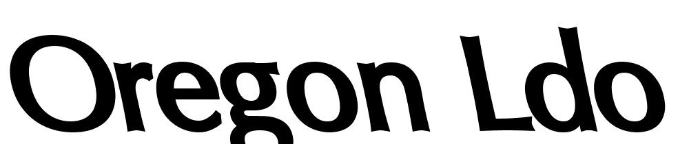Oregon-LDO-ExtraBold-Sinistral font family download free