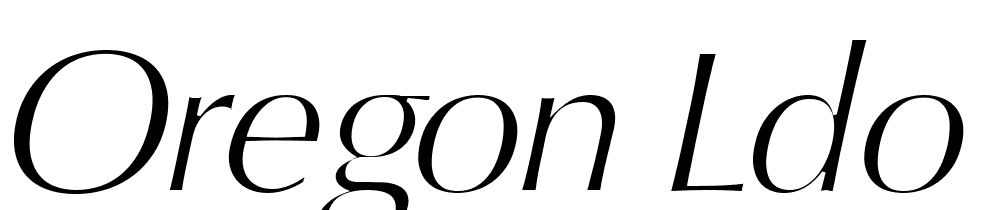 Oregon-LDO-Light font family download free