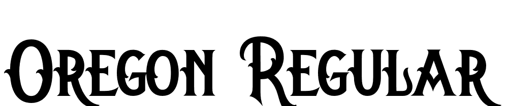 Oregon-Regular font family download free