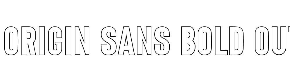 Origin-Sans-Bold-Outline font family download free