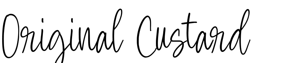 Original-Custard font family download free