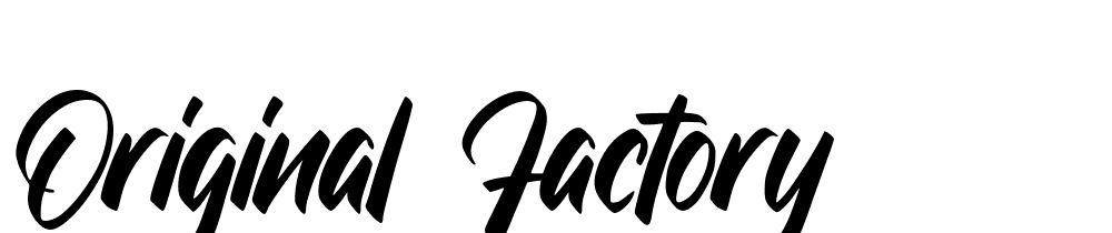 Original-Factory font family download free