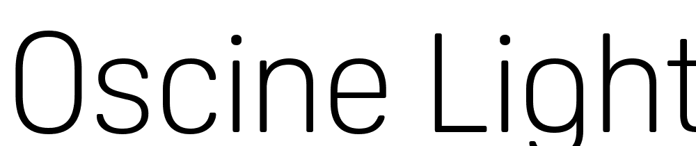 Oscine-Light font family download free