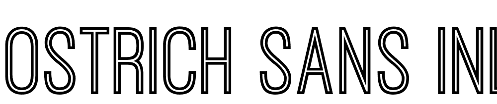 Ostrich-Sans-Inline font family download free