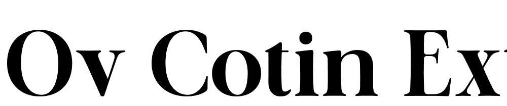 ov-cotin-Extra-Bold font family download free