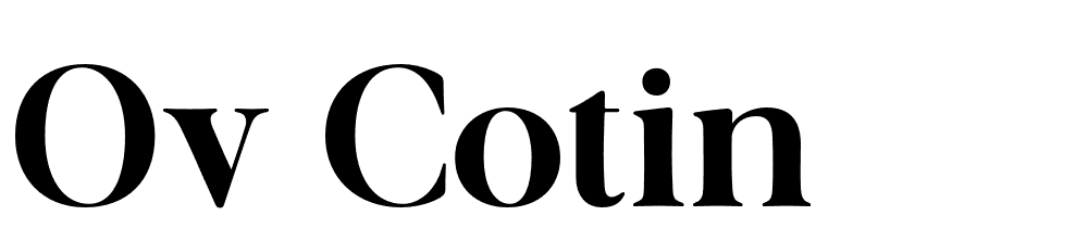 Ov Cotin font family download free