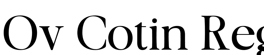 ov-cotin-Regular font family download free