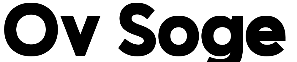 OV-Soge-Black font family download free