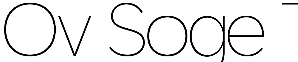 OV-Soge-Thin font family download free