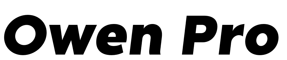 Owen-Pro-Bold-Italic font family download free