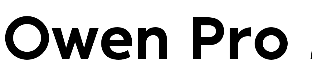 Owen-Pro-Medium font family download free