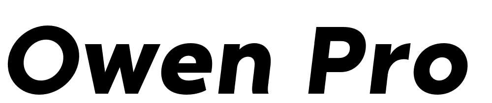 Owen-Pro-Semi-Bold-Italic font family download free