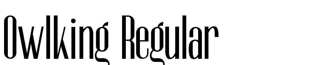 OWLKING-Regular font family download free