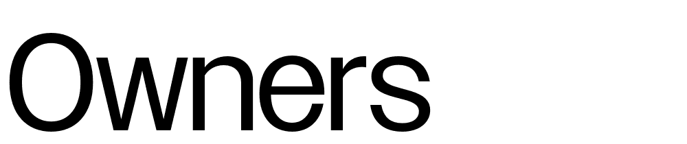 Owners font family download free