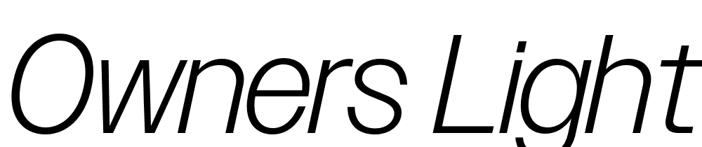 Owners-Light-Italic font family download free