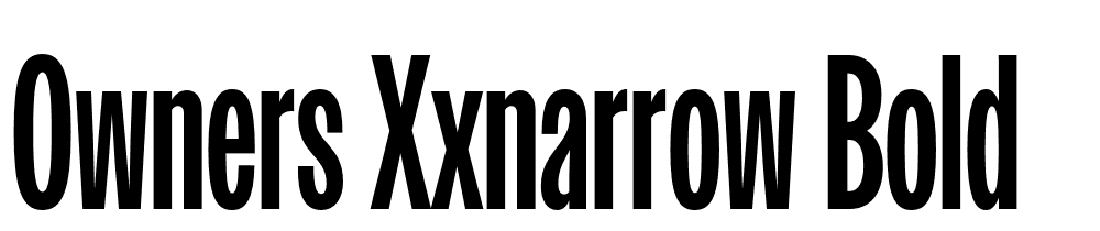 Owners-XXNarrow-Bold font family download free