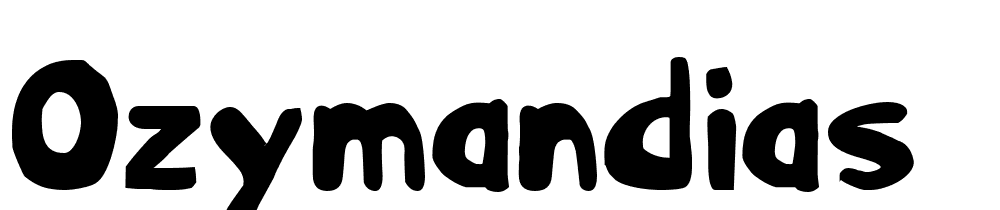 ozymandias font family download free