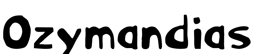 Ozymandias font family download free