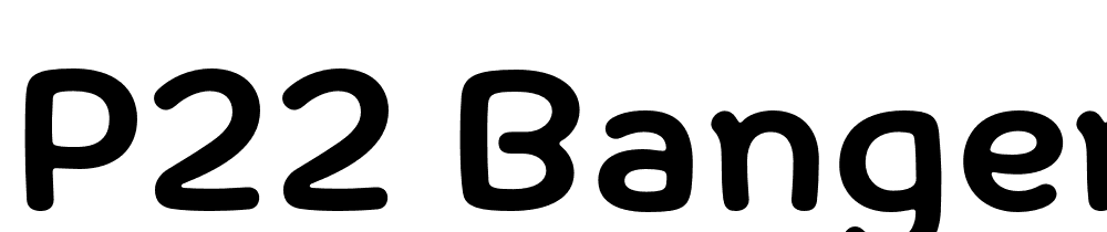 P22-Bangersfield-Demi font family download free