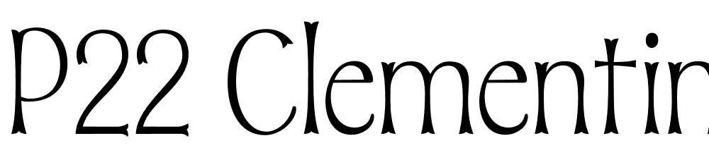 P22-Clementine-Sans font family download free