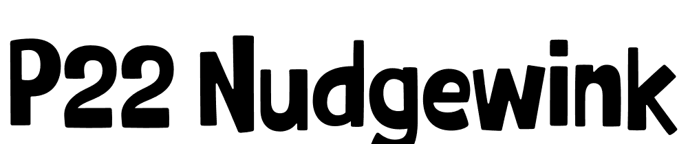 P22-Nudgewink-Pro-Bold font family download free