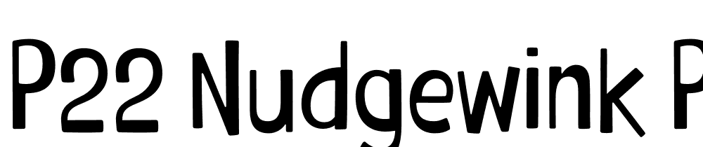 P22-Nudgewink-Pro-Light font family download free