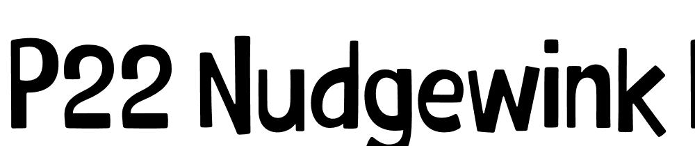 P22-Nudgewink-Pro-Medium font family download free