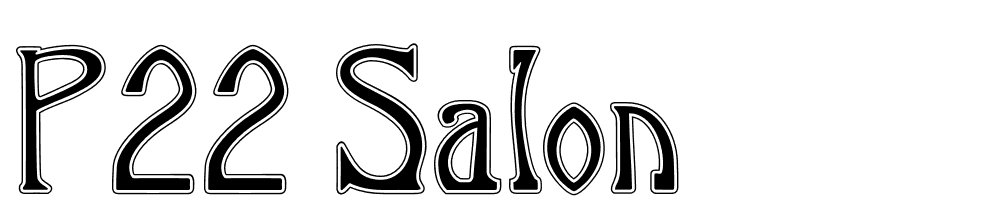 P22-Salon font family download free